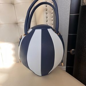 Round Ball Striped Handbag